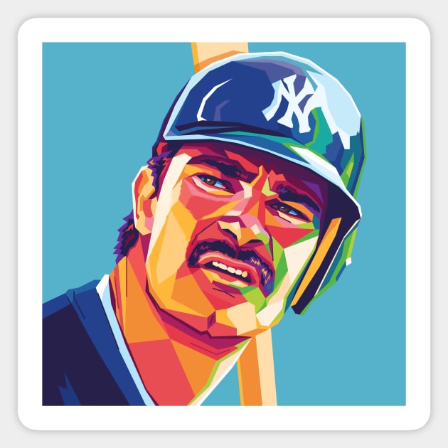 Donnie Baseball Sticker by YayBacon